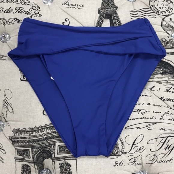 Becca Color Code Crossover High Waist Bikini Bottom - Picture 4 of 7